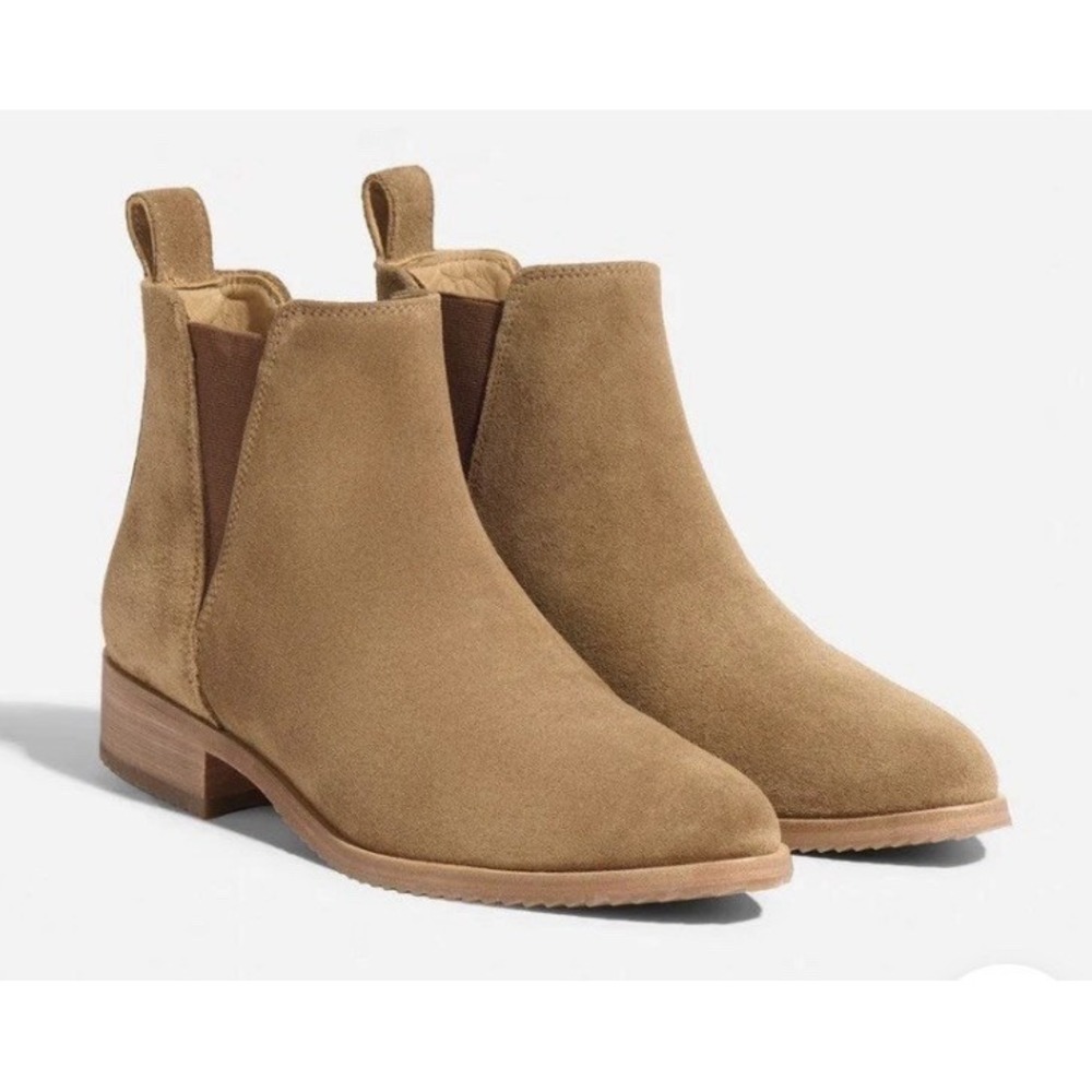 Nisolo Eva Everyday Chelsea Boot in Almond Size 10 Pull On